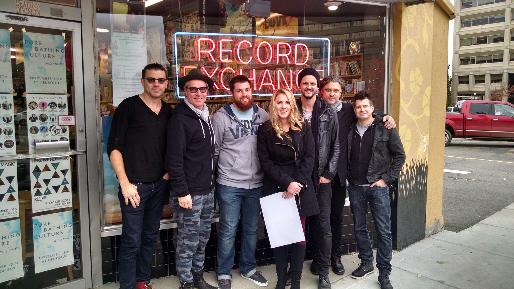 Music Shopping With Collective Soul at The Record Exchange