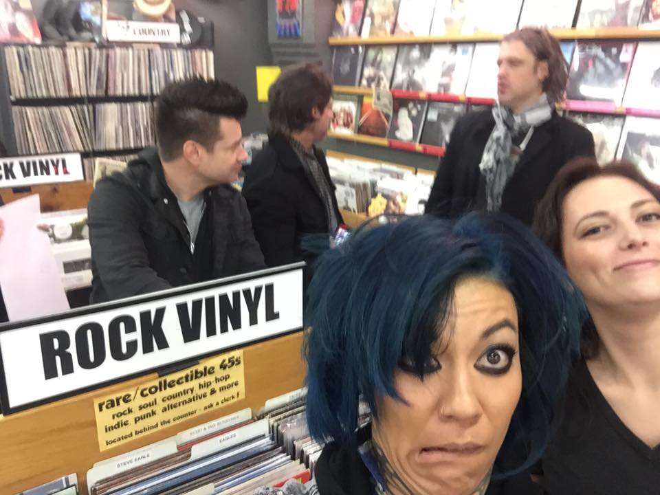 Music Shopping With Collective Soul at The Record Exchange