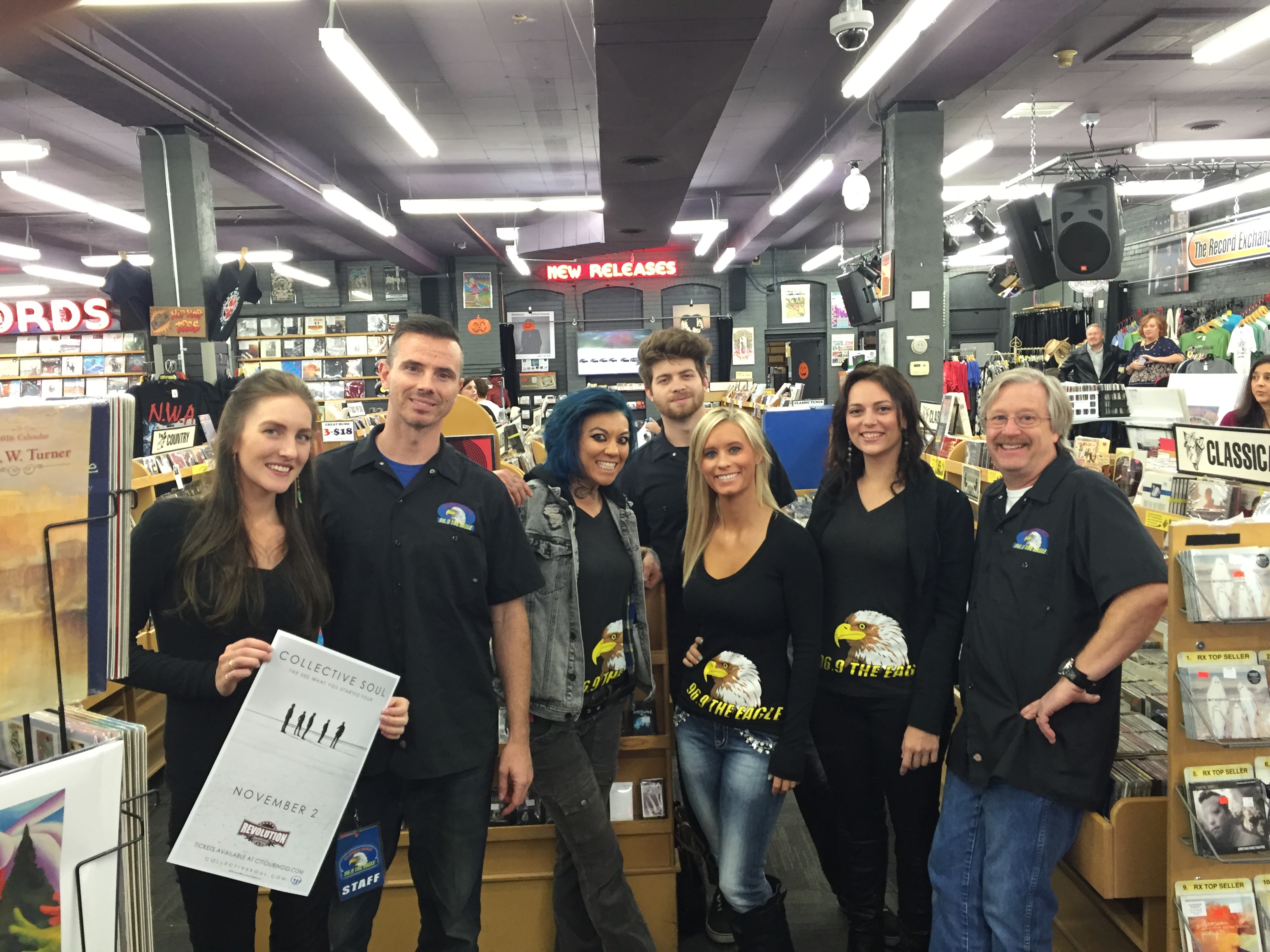 Music Shopping With Collective Soul at The Record Exchange