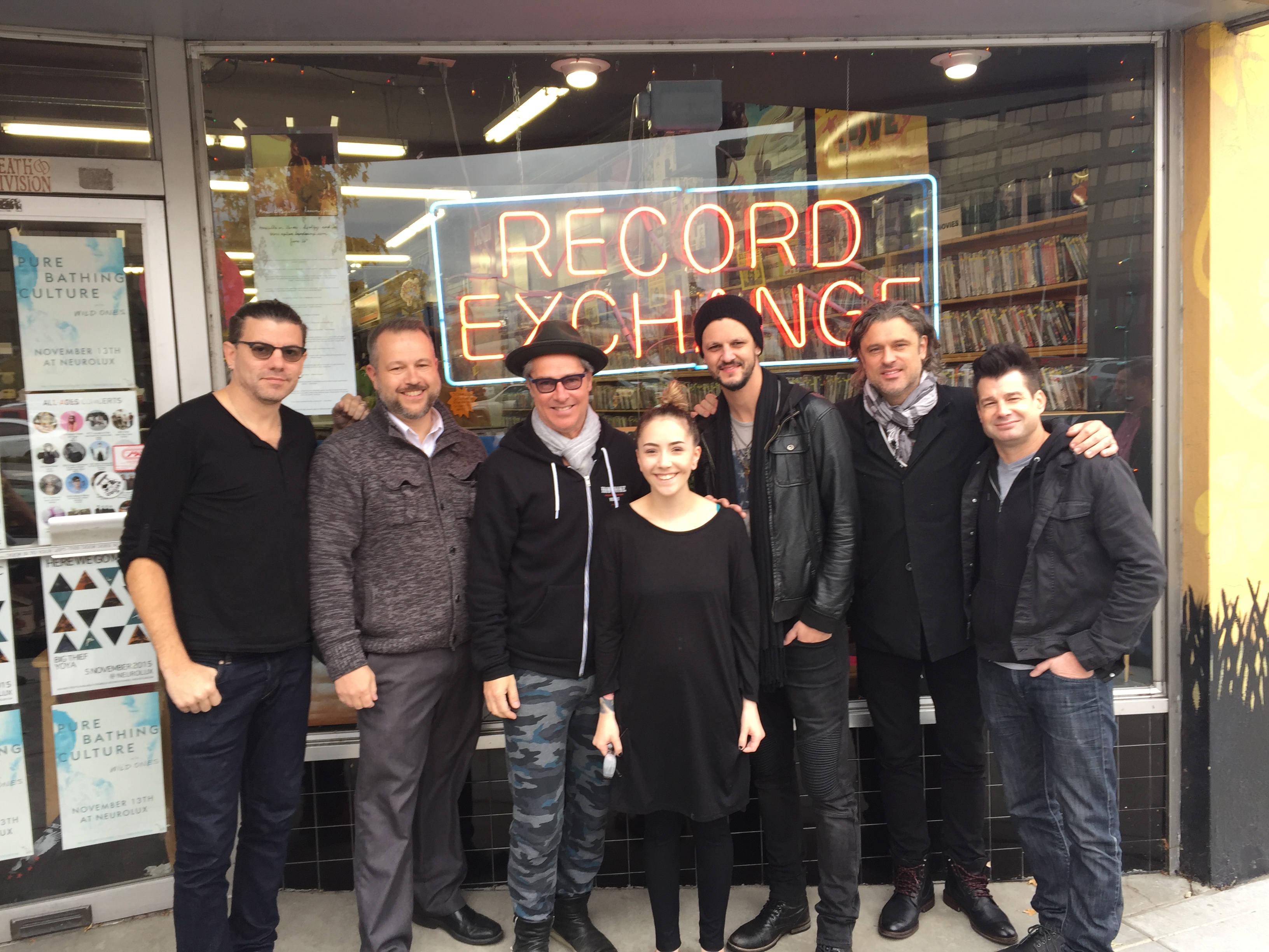 Music Shopping With Collective Soul at The Record Exchange