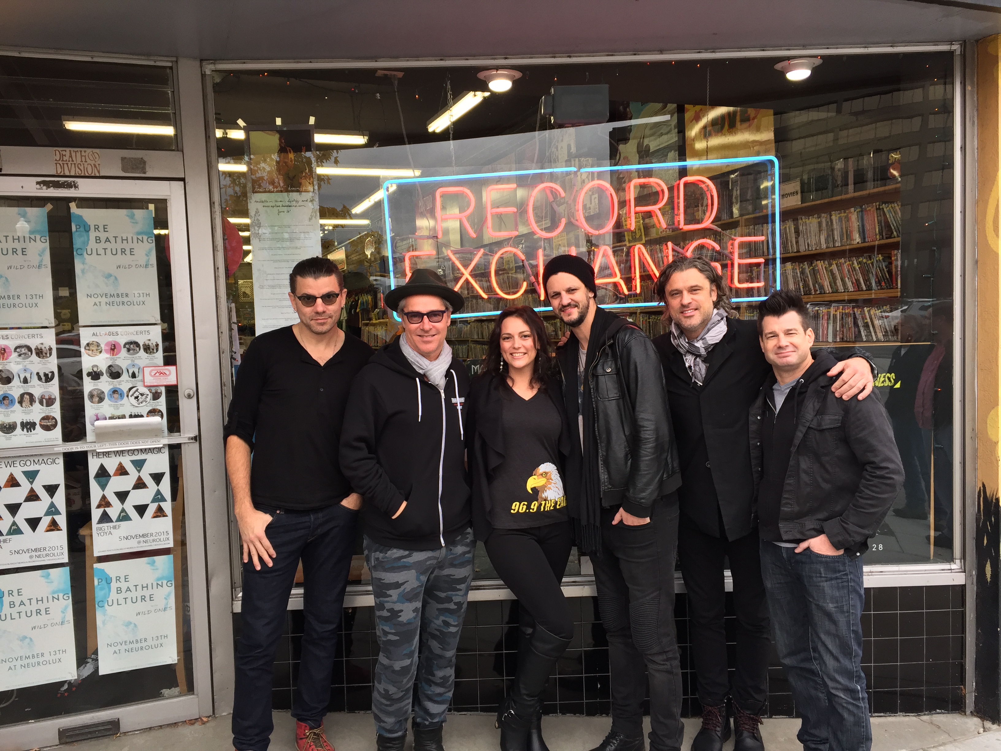 Music Shopping With Collective Soul at The Record Exchange