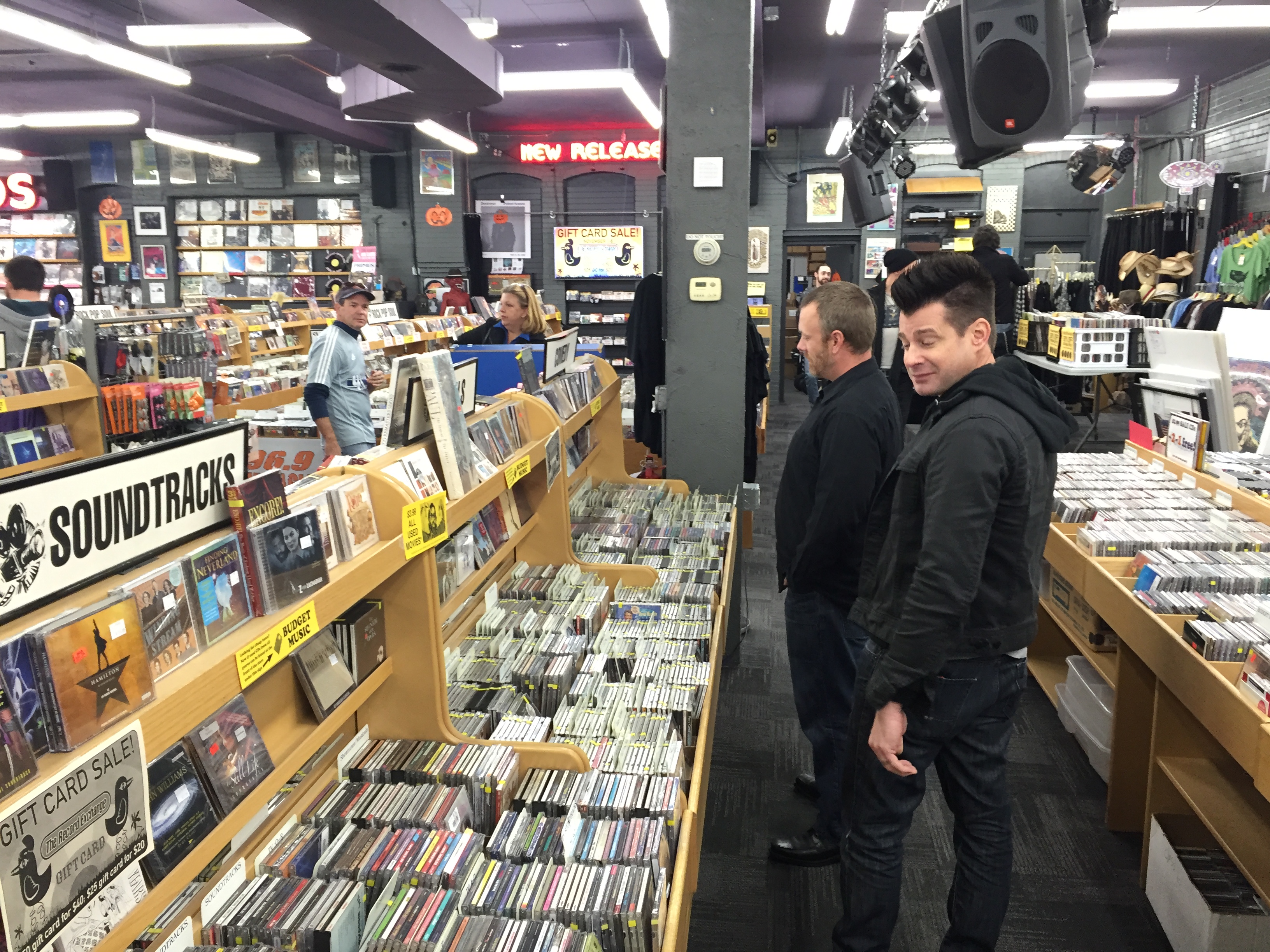 Music Shopping With Collective Soul at The Record Exchange