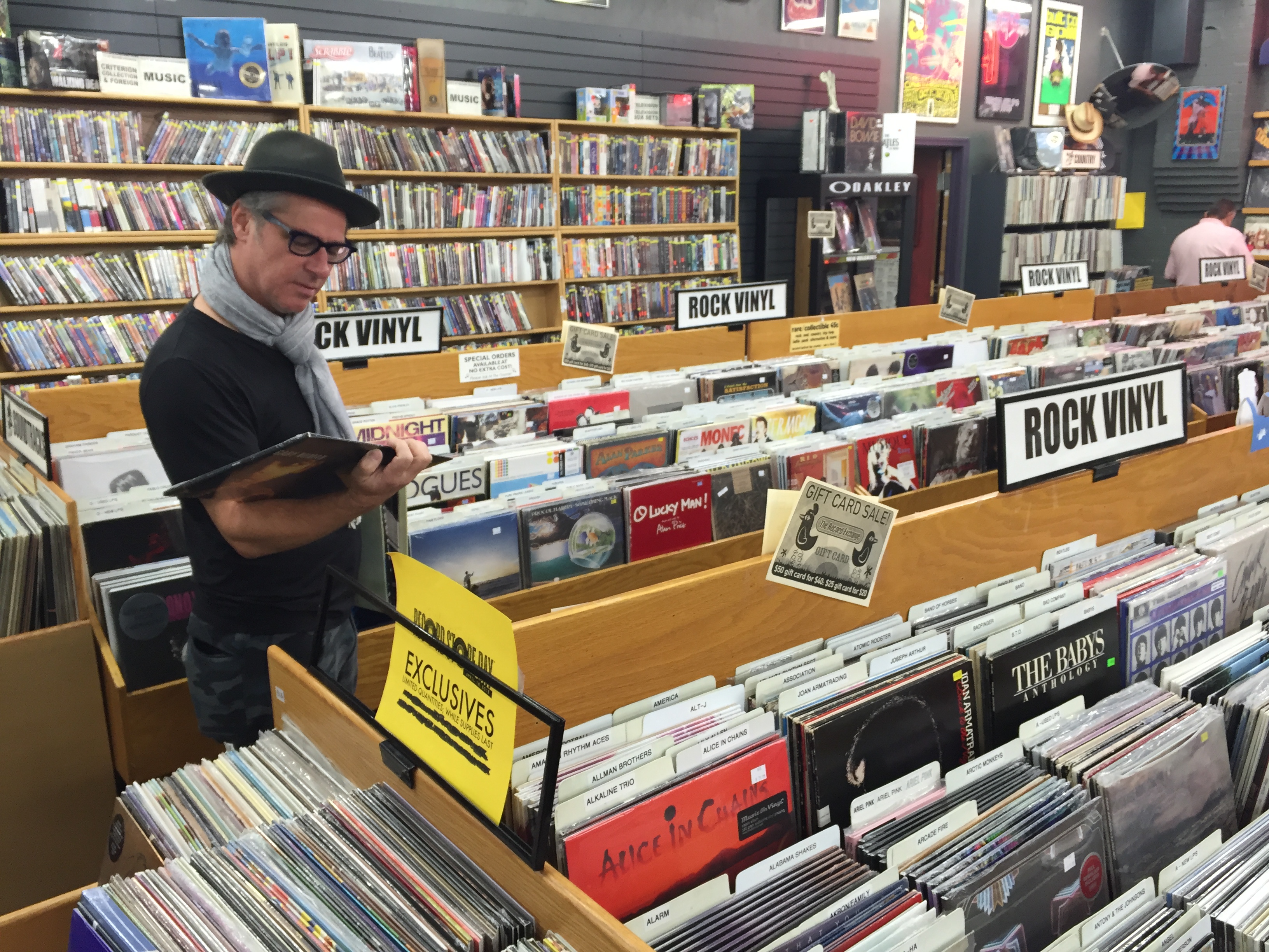 Music Shopping With Collective Soul at The Record Exchange