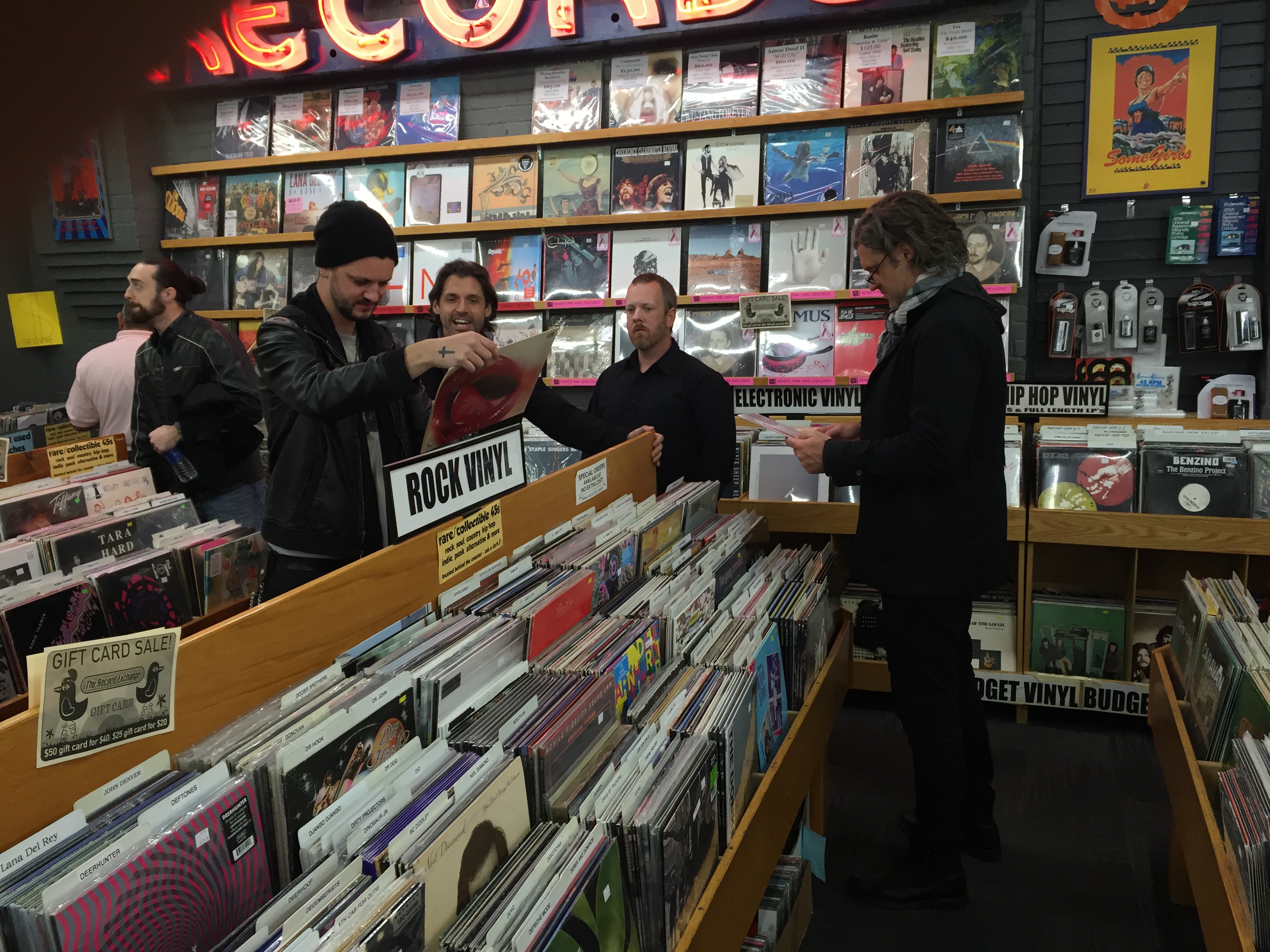 Music Shopping With Collective Soul at The Record Exchange