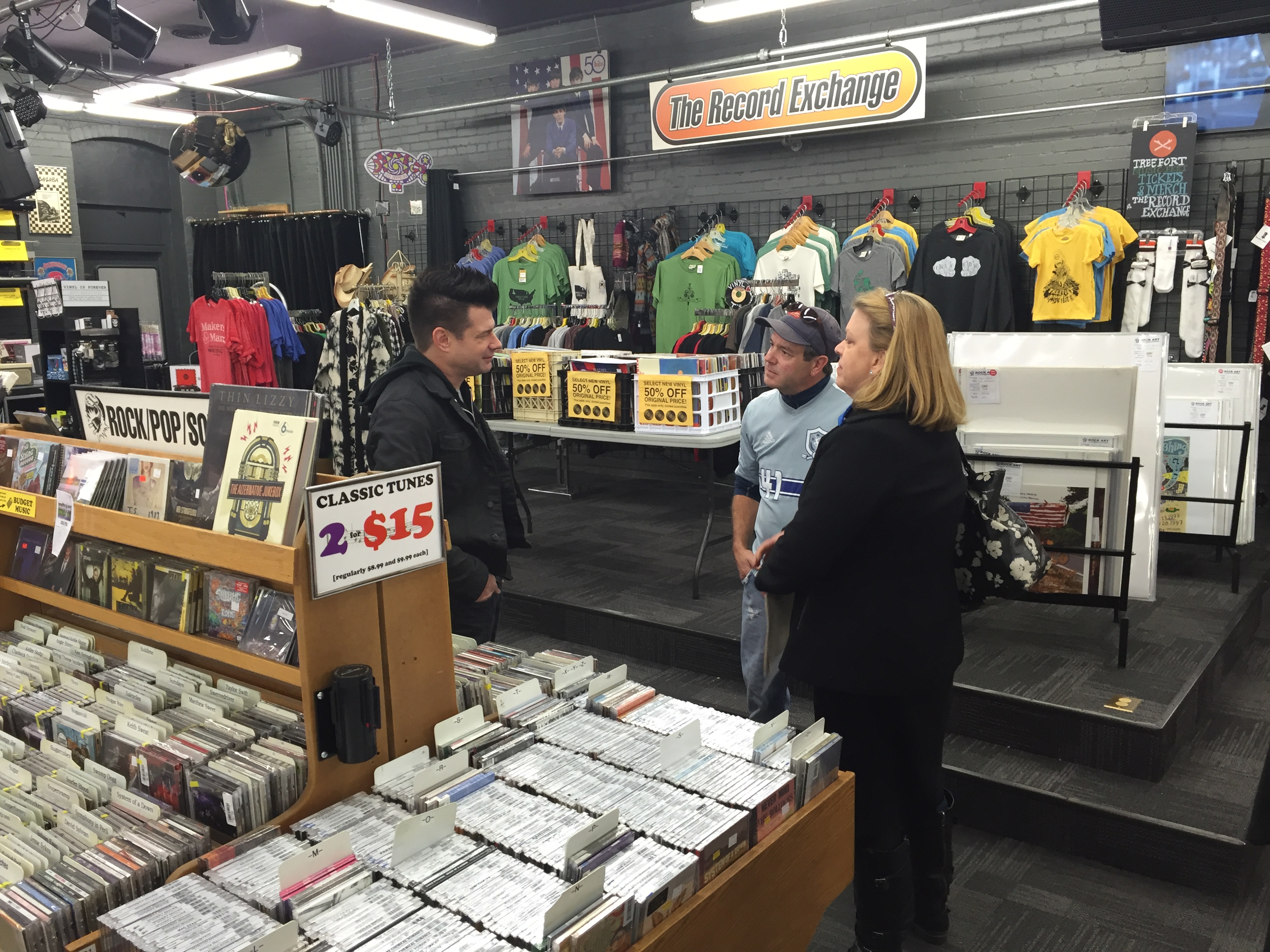 Music Shopping With Collective Soul at The Record Exchange