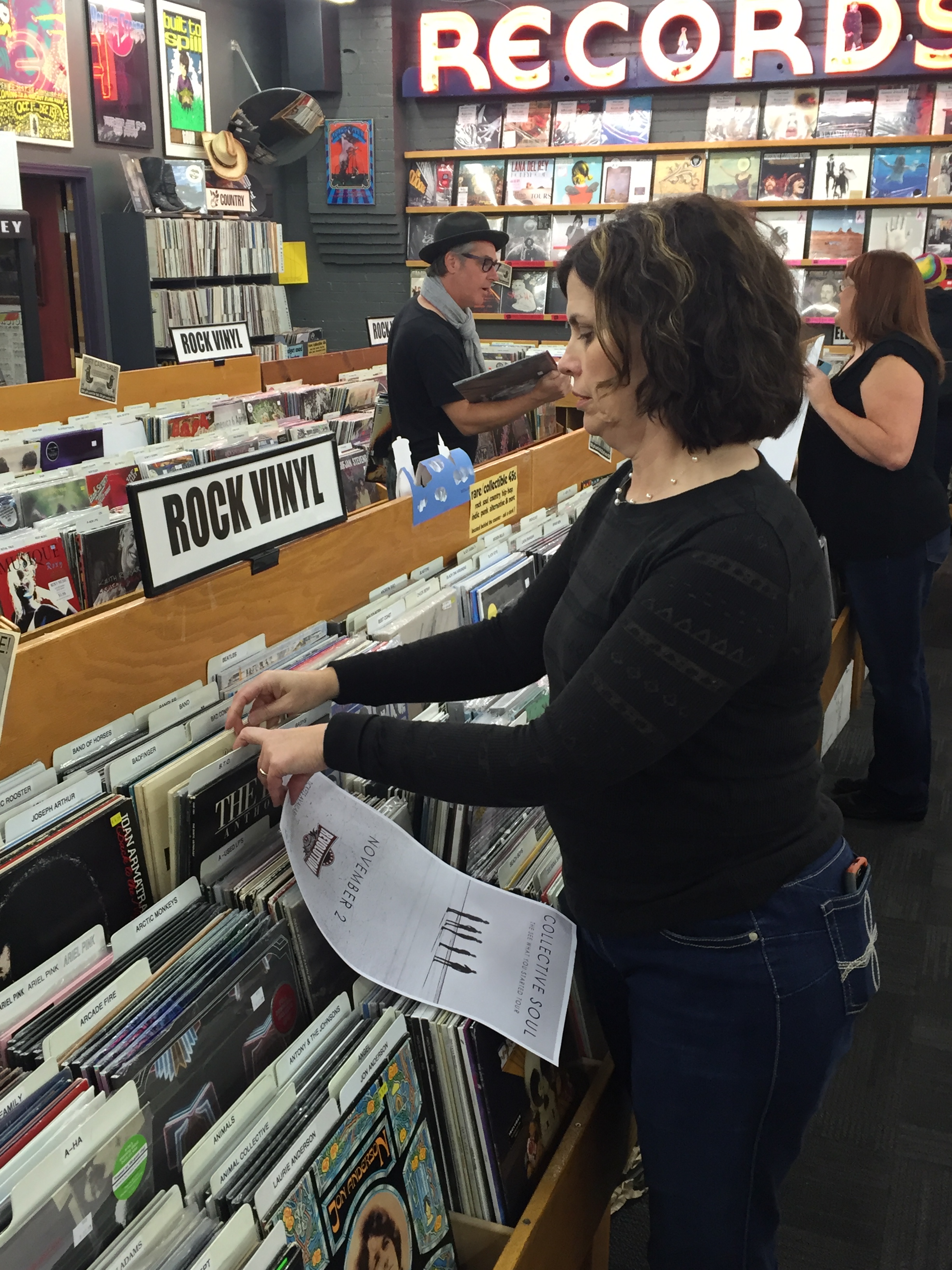 Music Shopping With Collective Soul at The Record Exchange