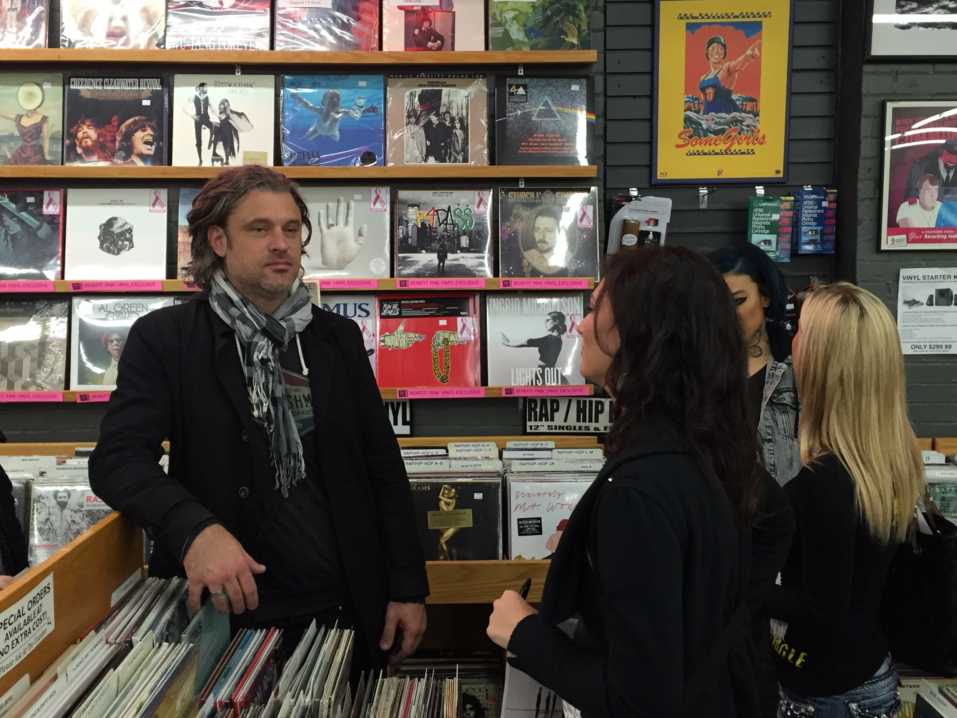 Music Shopping With Collective Soul at The Record Exchange