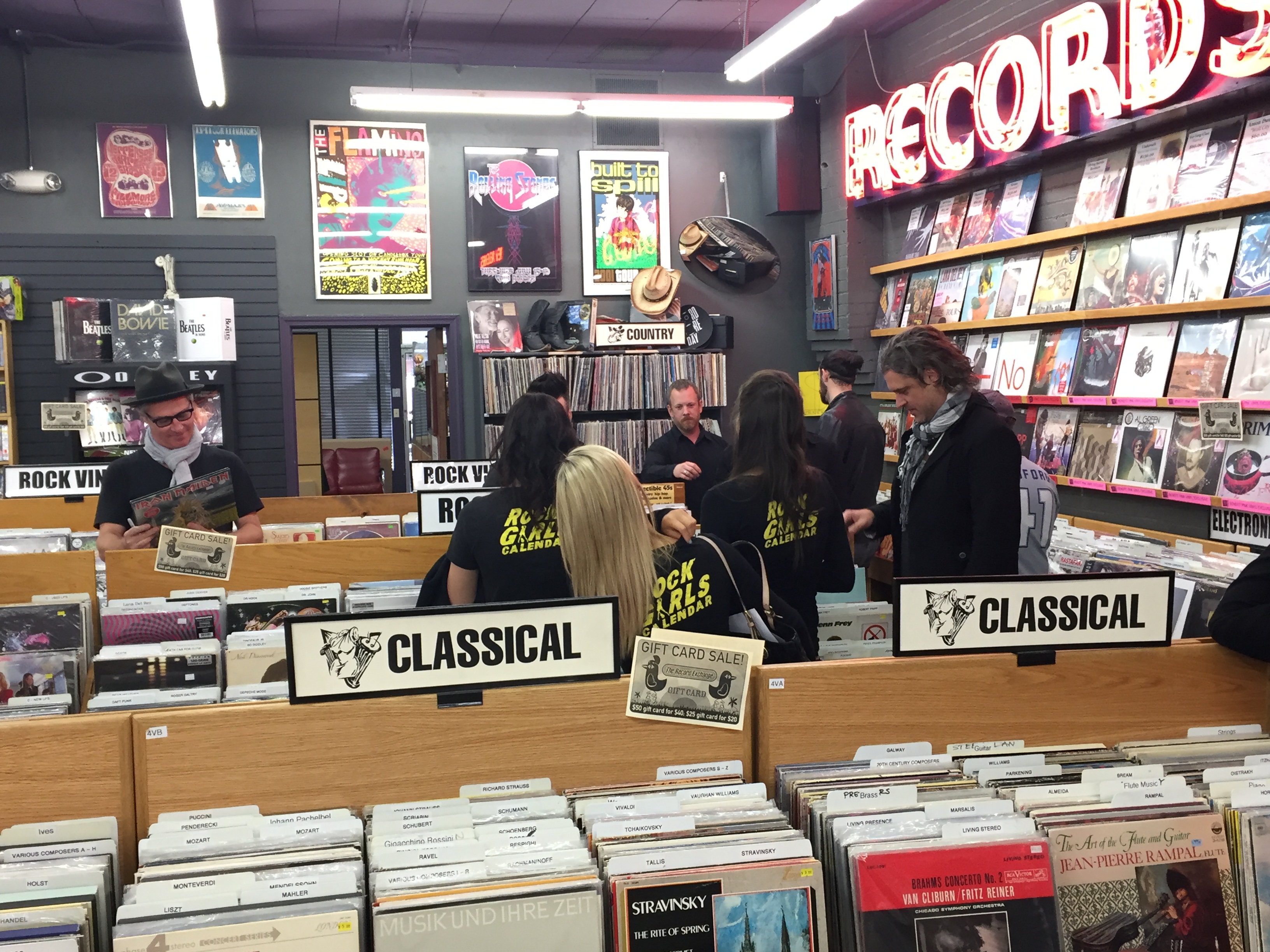 Music Shopping With Collective Soul at The Record Exchange