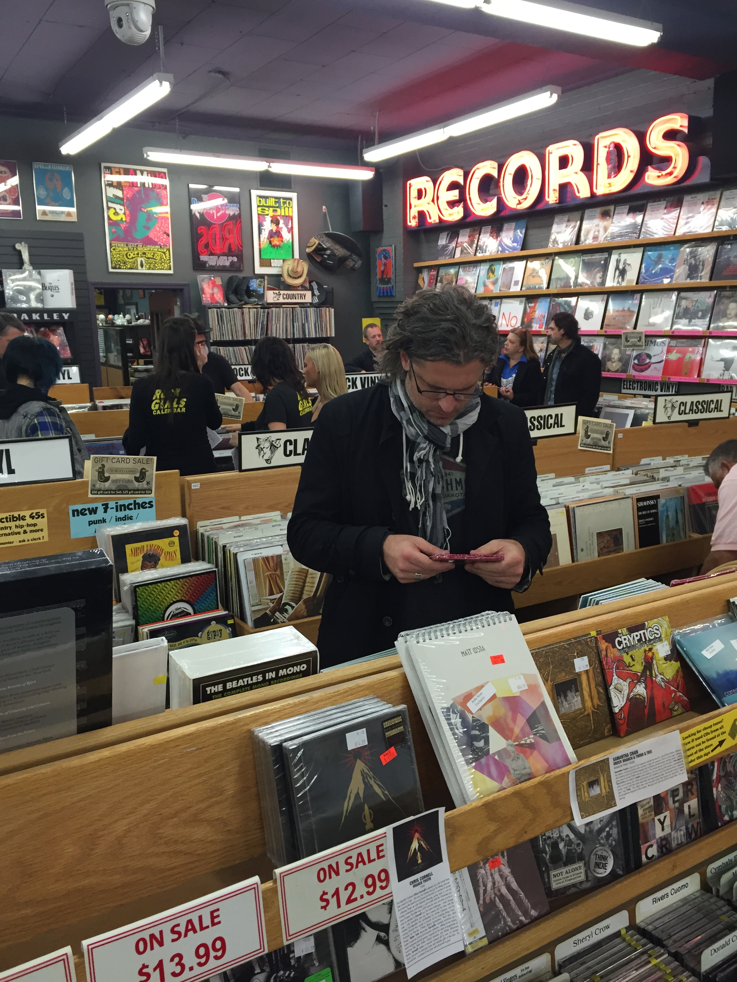 Music Shopping With Collective Soul at The Record Exchange