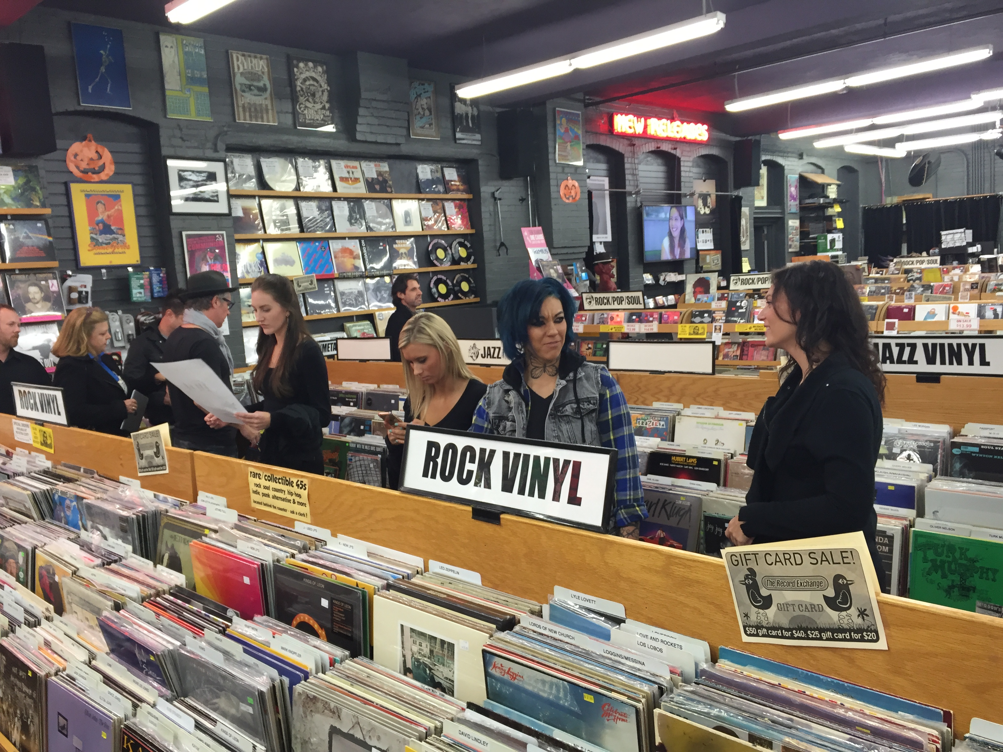 Music Shopping With Collective Soul at The Record Exchange
