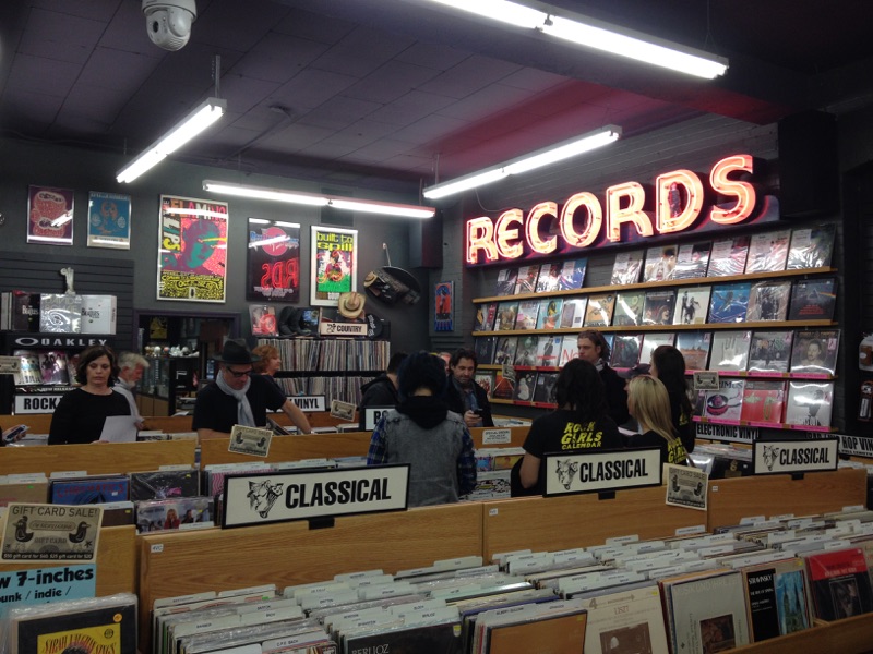 Music Shopping With Collective Soul at The Record Exchange