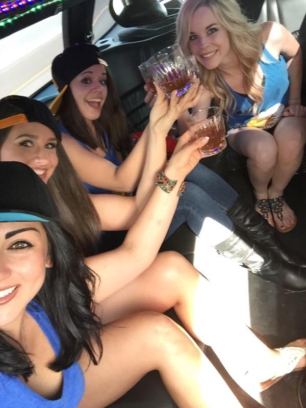 Rock Girls in the Limo